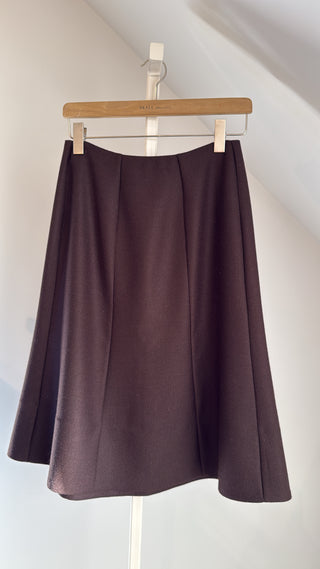 SKALL - Eva Skirt - Dark Brown
