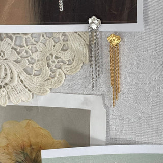 STINE A - Shell Reflection Earring W/Chains