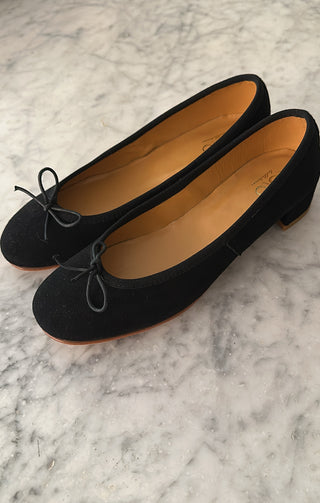 Lolo Ballerina - Dolce Vita Suede - Nero