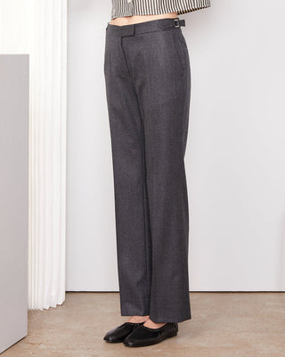Officine Générale - Ilenia Pants - Dark Heather Grey