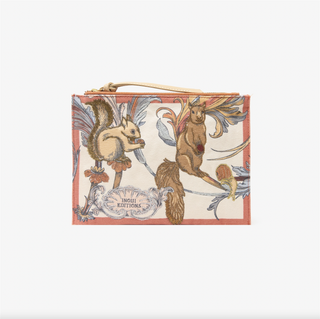 INOUI - Embroidered Pouch Rococo - Orange