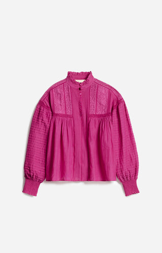 VANESSA BRUNO - Dahlia Blouse - Garnet