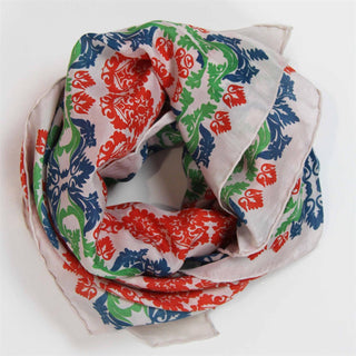 LES BELLES VAGABONDES - Carré Soie Opera - Orange