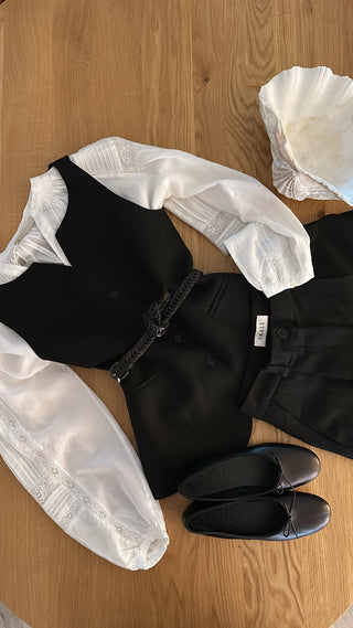 Lolo Ballerina - Volcano Nappa - Black