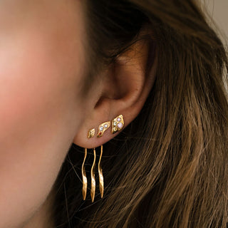 STINE A - Tout Petit Ile de Lamour Earring - Gold
