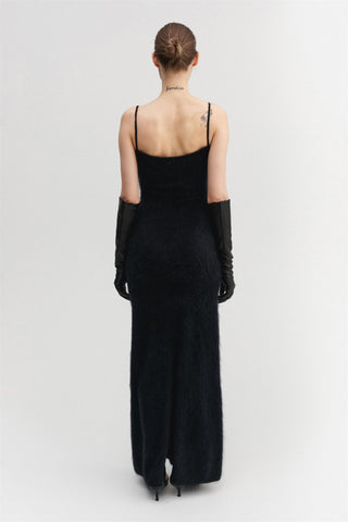 ALMADA LABEL - Fiona Brushed Cashmere Dress - Black