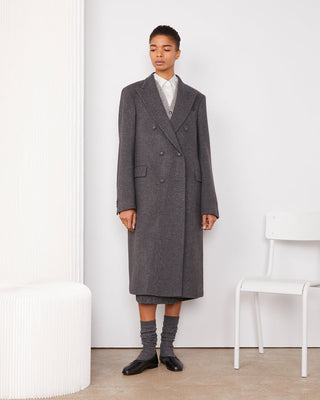 Officine Générale - Ximena Coat - Dark Grey