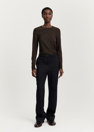 AIAYU - River Pant - Black Navy