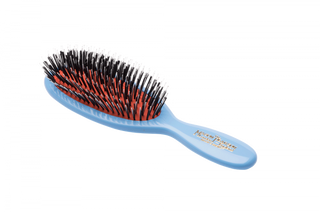 MASON PEARSON UK - BN4 Pocket Bristle & Nylon Hairbrush - Blue