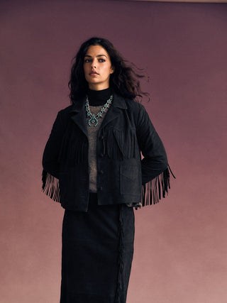 XIRENA - Bonnie Leather Skirt - Black