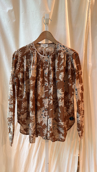 Feeka - Veda Blouse - Blockprint Vison