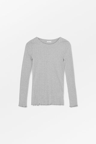 SKALL - Edie Blouse - Grey Melange