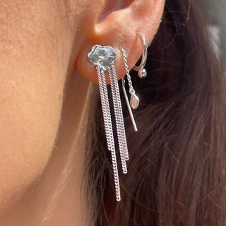 STINE A - Tout Petit Disco Ball Earring - Silver
