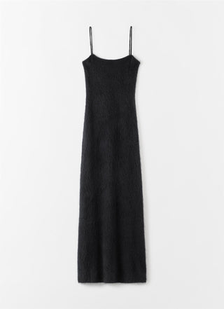 ALMADA LABEL - Fiona Brushed Cashmere Dress - Black