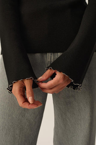 DES PETITS HAUTS - Azelle Sweater - Noir