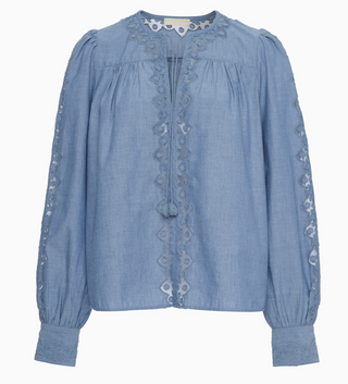 ULLA JOHNSON - Kady Blouse - Chambray
