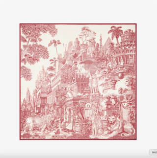 INOUI - Square Cashmere Piranesi 130 - Rouge