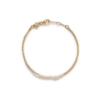 ANNI LU - Slim Pearly Bracelet - Gold