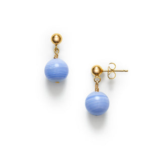 ANNI LU - Float Earrings - Blue Lace Agate