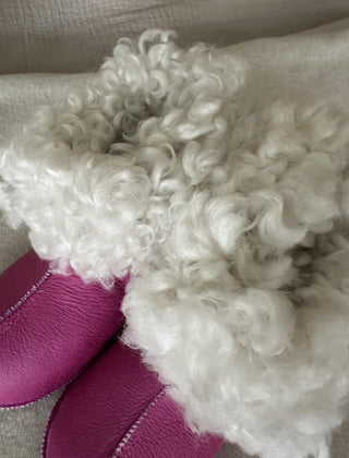 Ansarve Farm - Sheerling Slippers - Pink