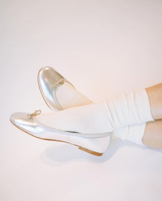 Lolo Ballerina - Capri Laminato - Argento