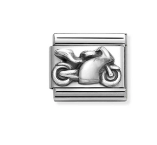 Nomination - Link OXIDIZED SYMBOLS 925 sterling silver MOTORBIKE