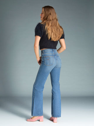 Rouje - Madeleine Jeans - Indigo Blue Double Stone
