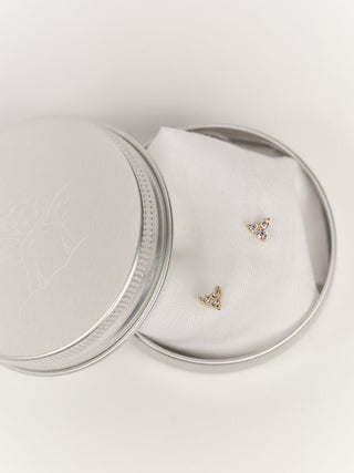 Englund1917 - Clover Studs - Gold