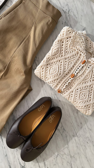 Lolo Ballerina - Volcano Nappa - Chocolat