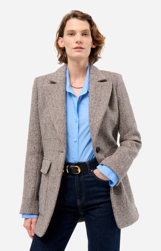 VANESSA BRUNO - Floea Jacket - Marron Chine