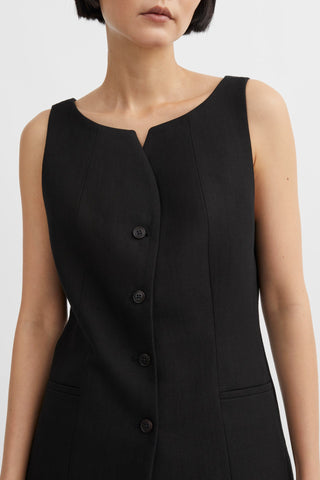 SKALL - Toni Waistcoat - Black