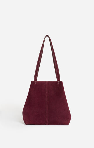 VANESSA BRUNO - Small Daily Tote PM - Prune