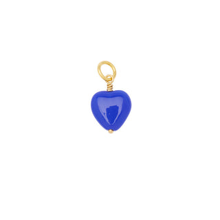 Pico Copenhagen - French Heart Pendant - Blue