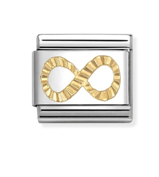 Nomination - Link SYMBOLS 18k gold DIAMOND INFINITY
