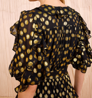 ULLA JOHNSON - Tida Dress - Obsidian