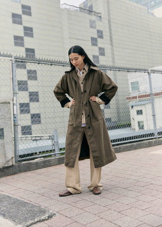 AIAYU - Jay Coat Oilskin - Bark