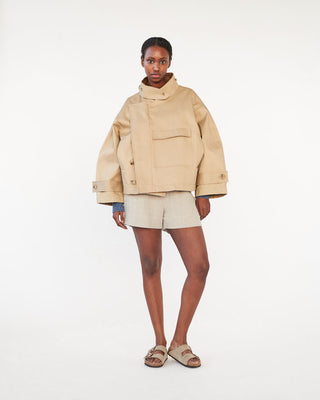 AF Agger - Water Resistant Jacket - Cool Beige