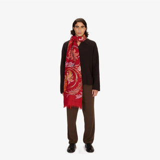 INOUI - Rococo Scarf 55 - Rouge