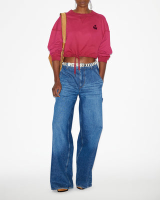 ISABEL MARANT ÈTOILE - Margo Sweatshirt - Raspberry