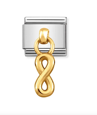 Nomination - LINK 18k gold INFINITY CHARM