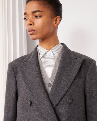 Officine Générale - Ximena Coat - Dark Grey