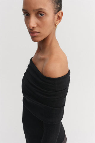 ALMADA LABEL - Cara Off Shoulder Top - Black