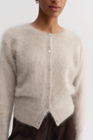 ALMADA LABEL - Coco Brushed Cardigan - Taupe