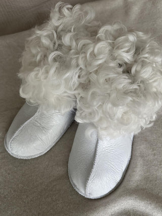 Ansarve Farm - Sheerling Slippers - White