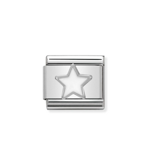 Nomination - Link SYMBOLS 925 sterling silver White Star