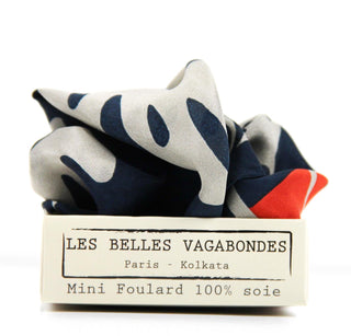 LES BELLES VAGABONDES - Mini Arum - Marine
