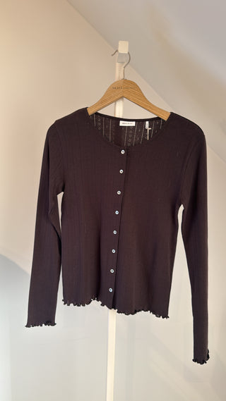 SKALL - Edie Cardigan - Dark Brown