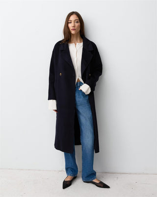 THE CURATED - The London Coat - Navy