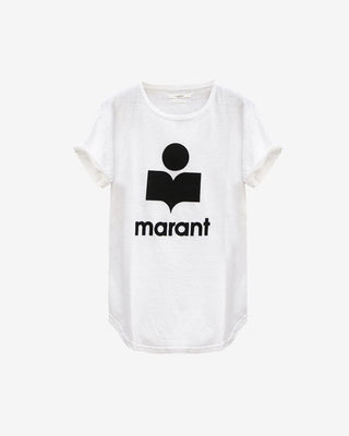 ISABEL MARANT ÈTOILE - Koldi Linen Tee Shirt - White