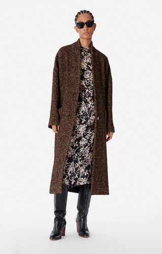 VANESSA BRUNO - Bachir Coat - Brown